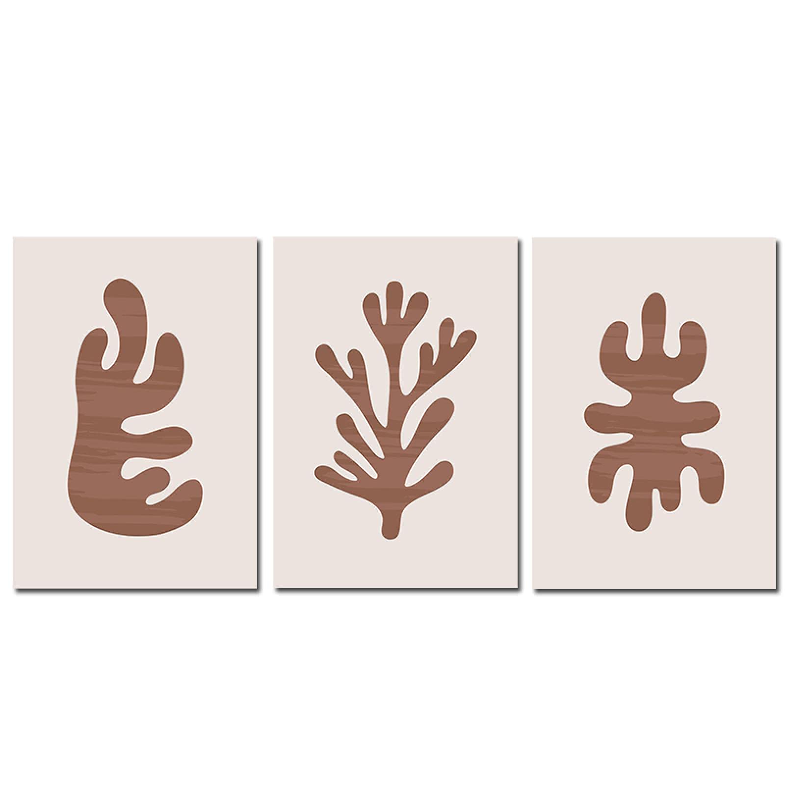 Matisse Décor Photos Abstrait Marron Toile Anti-Reflet 60x80 - 8
