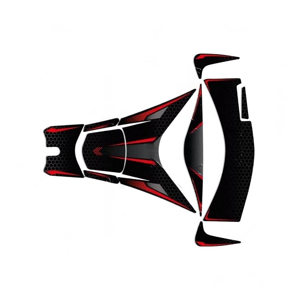 Tank Stickers Motorcycle Accessori Sticker Fuel Tank Pad Decals for PCX for Pcx 2025(Red)
