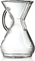 Passador de Café CHEMEX Glass Handle Transparente 8 Xícaras