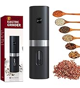 EYSOO Electric Salt and Pepper Grinder Gravity Control Salt Pepper Grinder Electric Pepper Grinde...