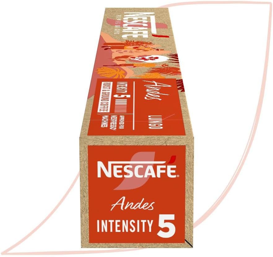 Café em Cápsula Compatível com Nespresso Nescafé Farmers Origins Andes 10 Cápsulas