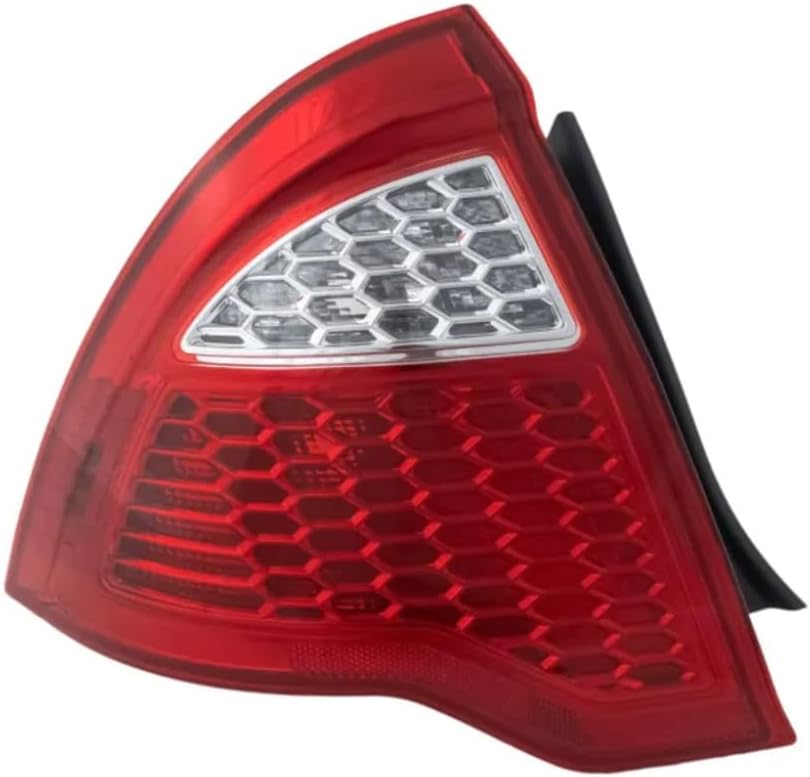 For Ford Fusion 2010 2011 2012 Tail Light Driver Side | Clear and Red Lens | Hybrid | Replacement For FO2818147 | 9E5Z-13405-A