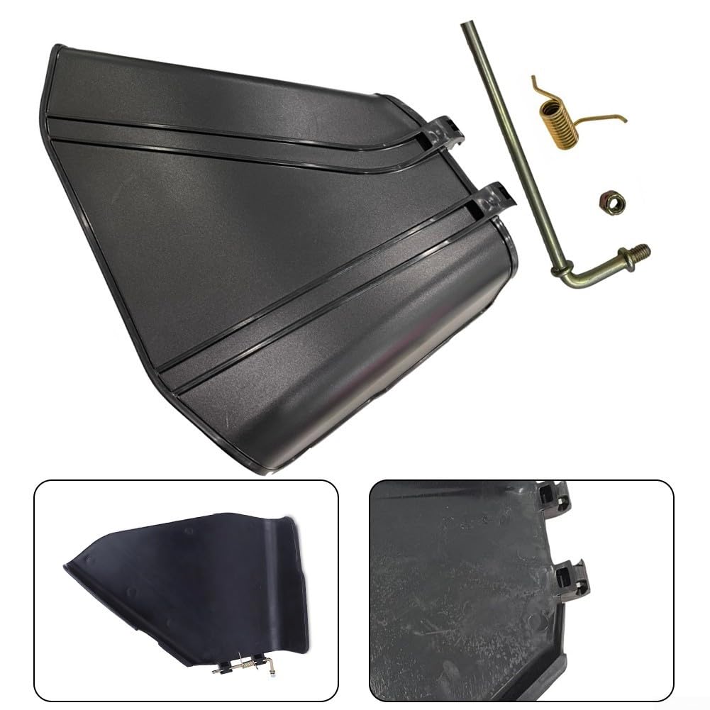 Juego de deflector y herramientas para toro para timecutter Z5000 Z5020 Z5030 Z5040, reemplaza OEM 108-7895 cubierta de canal de descarga lateral con resorte, kit de pieza de cortacésped negro de 6.5