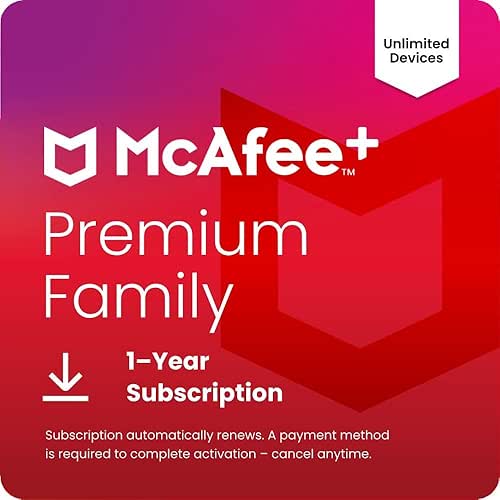 McAfee+ Premium Family Unlimited Devices | AntiVirus Software 2026 for