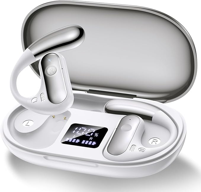 CoolJumper Wireless Earbuds Open Ear Headphones Bluetooth...