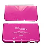 JMXLDS New Replacement Front Back Faceplate Plates Upper & Lower Panel Battery Housing Shell Case Cover for New 3DS XL 2015 Game Console - Pink
