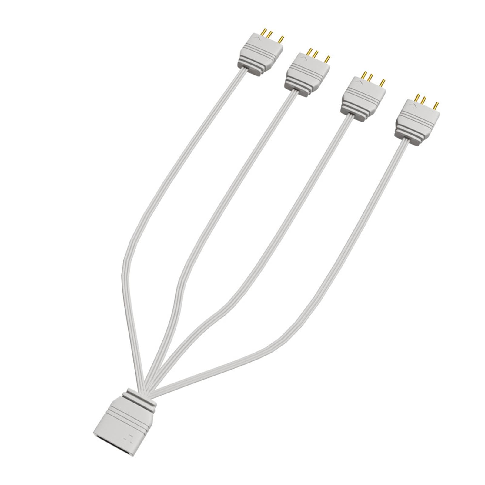 UJEAVETTE® Argb Splitter 5V 3Pin 1 To Three/4 Connector Power Cable For Pc Desktop Computer 1 To 4 (B0CBMD3DZZ) Amazon Price History, Amazon Price Tracker