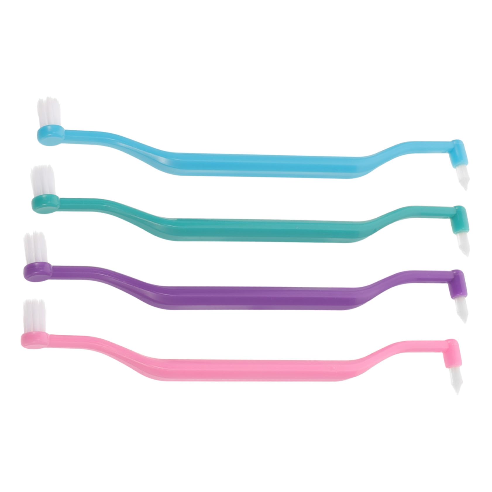 4 set Spazzolino Da Denti A Doppia Testa Per Testine Interdentali Spazzolino Da Denti Morbido A Forma Di U Spazzolino Da Denti Testine Per Spazzolino Da Denti Setole 4 pezzi * 4