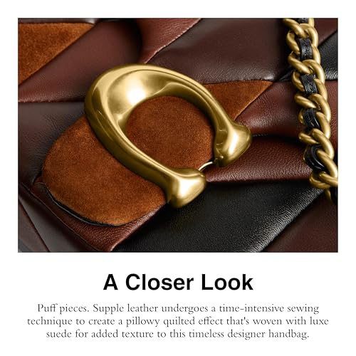 Coach Quilted Tabby Shoulder Bag 26, B4/Maple Shadow Brown4