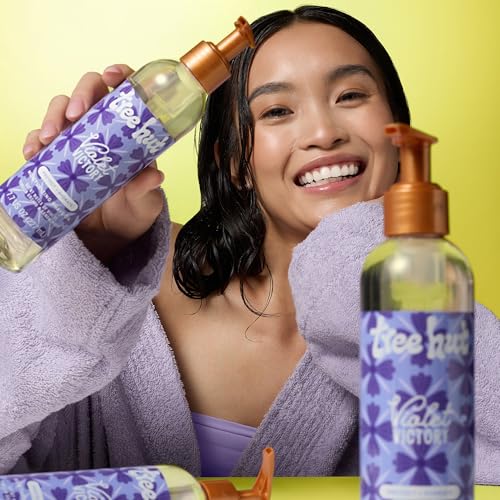 Image of Tree Hut Violet Victory Moisturizing Shave Oil, Hydrating & Nourishing Shave with Shea Butter & Natural Oils, Helps Prevent Bumps & Irritation, Smooth & Soft Skin, Shaving Cream Alternative, 7.7 oz