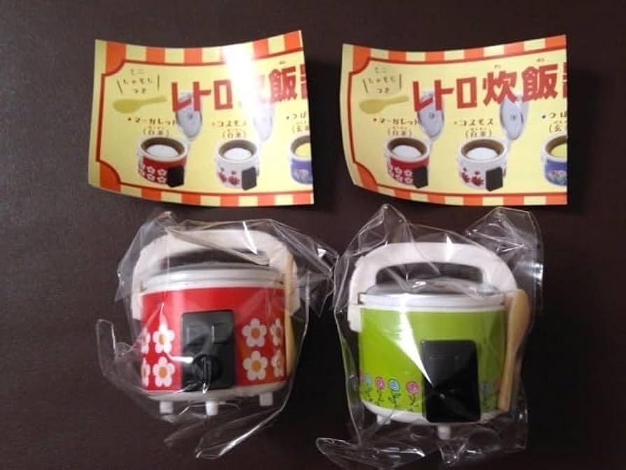 Amazon.co.jp: レトロ炊飯器マスコット 2種セット マーガレット