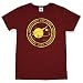 Hank Player 'Original NASA Seal' Men's T-Shirt (L, Heather Burgundy)