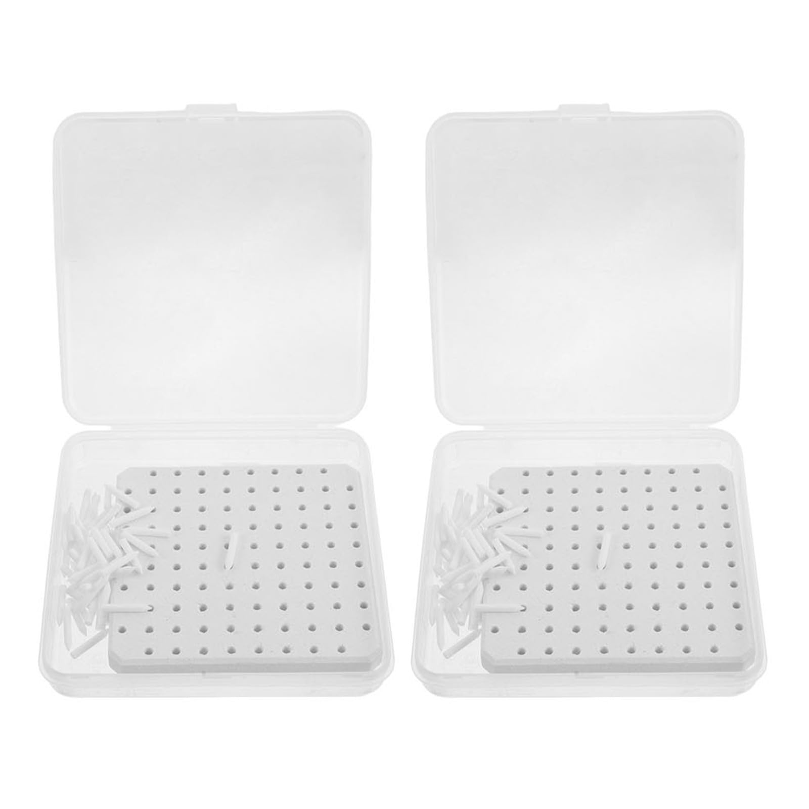 Healvian Tappetino Refrattario in Ceramica Chiodi per Forni, Bianco