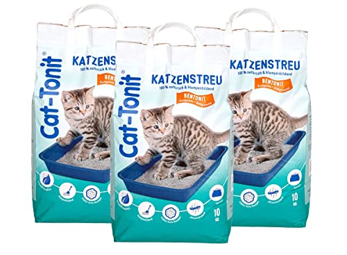 Arena para gatos Cat Tonit de 30 kg, arena para mascotas