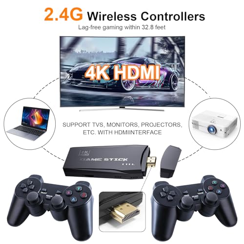 Kosgho YXSB-00 Retro Gaming Console, Nostalgia Stick Game, Retro Video Game Console With Built-In 9 Emulators thumb #3