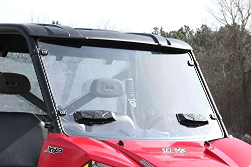 Double Hard Coated HC Versa-Vent Full Vented Windshield for Honda Pioneer 1000 UTV