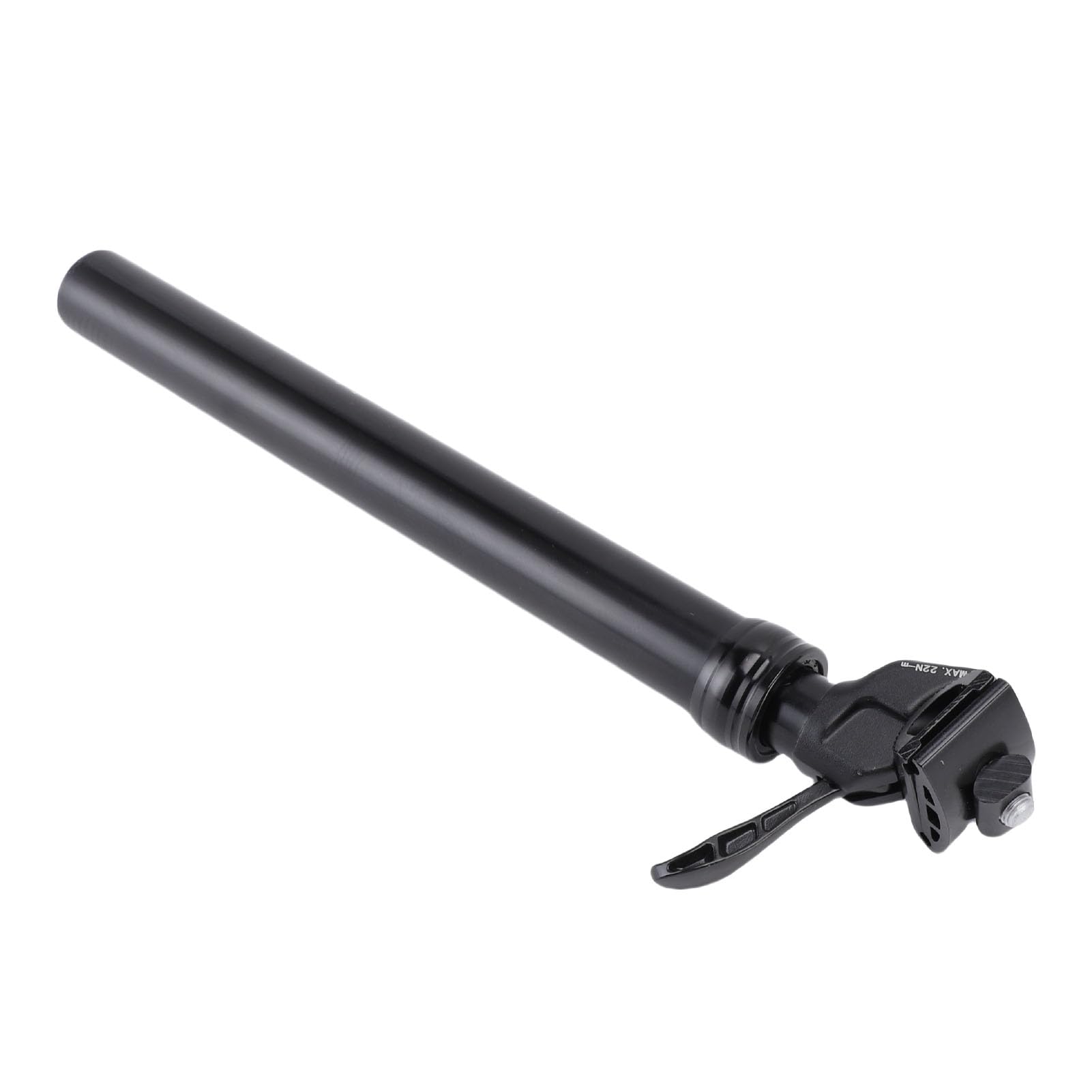 Emoshayoga Sztyca Amortyzowana Rowerowa 30,9 Mm z regulowaną wysokością Skoku 150 Mm zapewniającą wygodną jazdę, Amortyzator ze Stopu Aluminium
