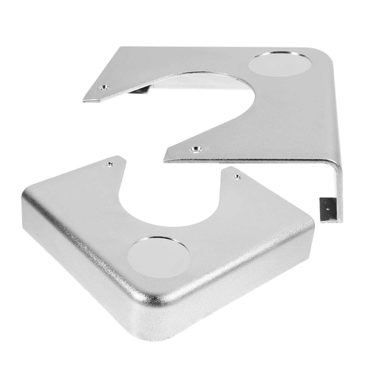 BRIGHTFUFU 2Pcs Chrome Corner Plates for Pool Tables Billiard Table Corner Bracket Accessories Durable Replacement Parts for Enhanced Stability and Aesthetic Appeal