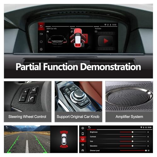 Radio para auto con CarPlay inalámbrico y Bluetooth para BMW Serie 3/5 miniatura 5