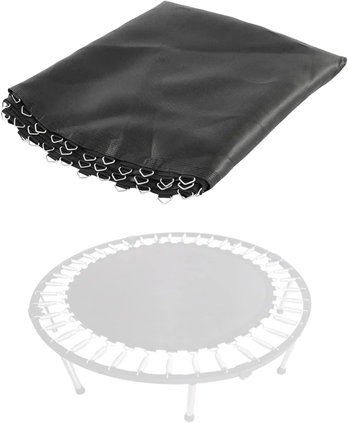 TFG - Ttfd Replacement Trampoline Mattress Trampoline Jumping Pad Mattress Trampoline Replacement Pad, Compatible with Round Frame(10ft - (60 Buckles))