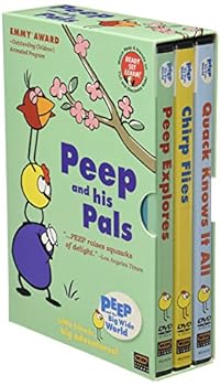 DVD Peep and His Pals - Peep Explores / Chirp Flies / Quack Knows it All Book