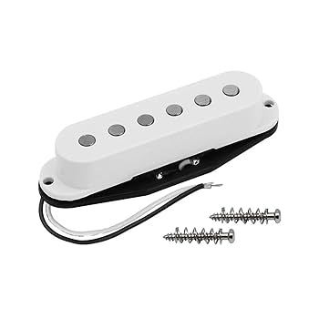 アイボリー エレキギター シングルコイル Amazon.co.jp: Musiclily Pro ST-50S アルニコ5 Staggered