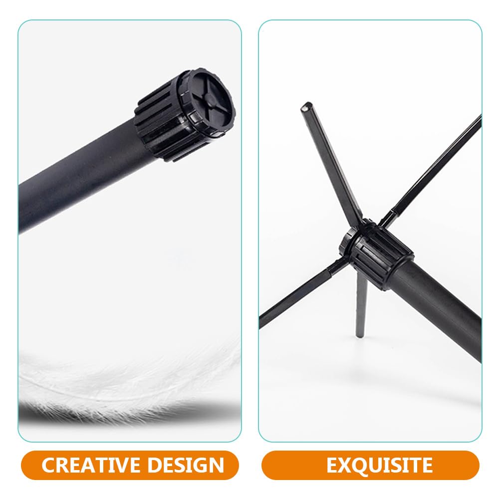 Vaguelly 3Pcs Portable Folding Flute Stand Wind Instrument Holder for Clarinet Compact Easy to Store for Displaying Instruments Musical Accessories for Home and Outdoor Use - Image 4