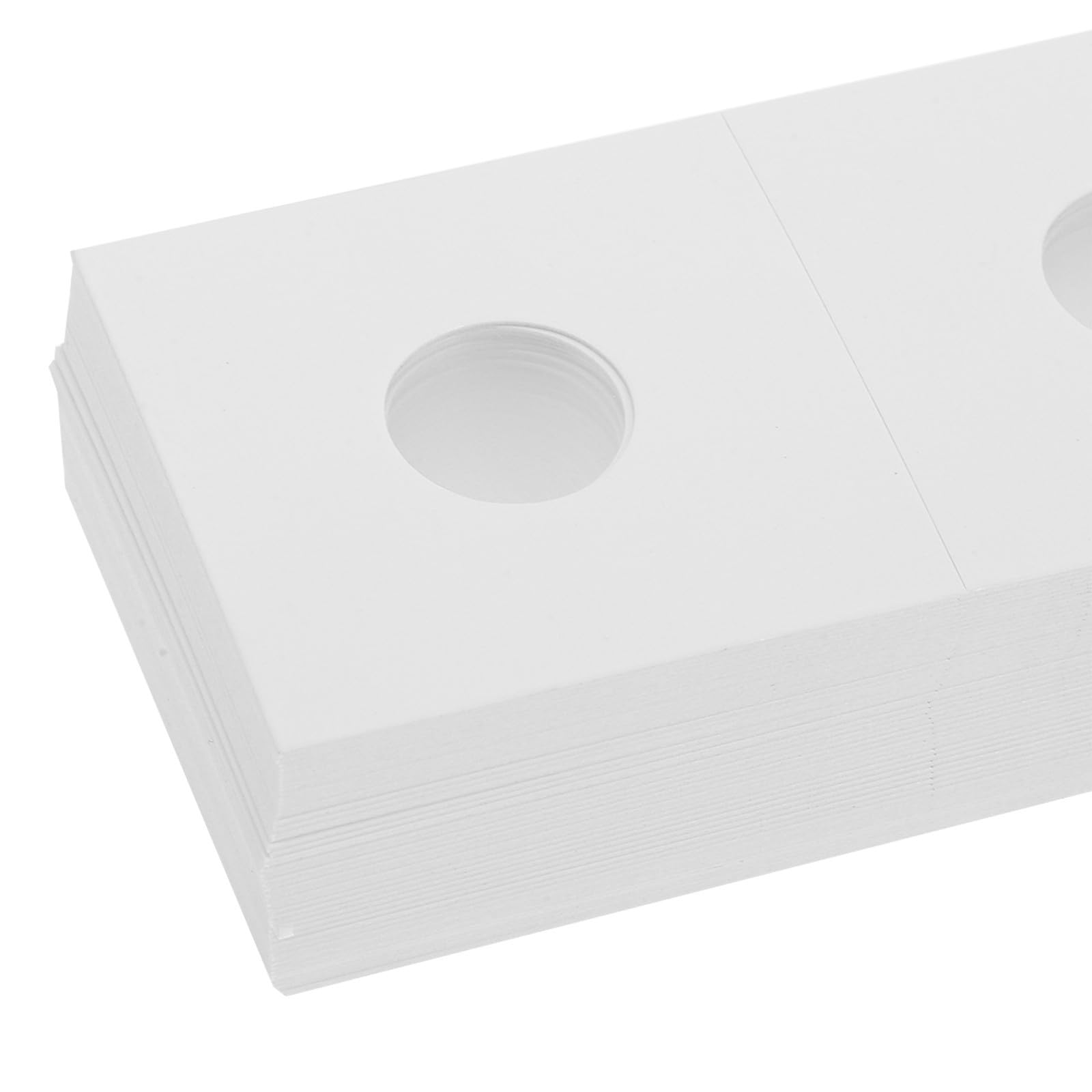 Uonlytech Clips para Monedas de Papel Blanco, Paquete de 400 Piezas, Resistentes Oxidación, Organizador Práctico para Coleccionistas de Monedas