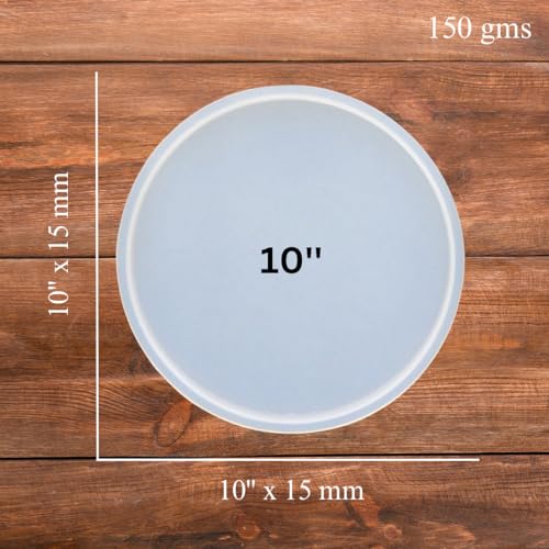 Image of R H Lifestyle, Silicone Moulds, Resin Art Mould, Resin Mould, Coaster Mould, Resin Art kit, Epoxy Resin Mould for Resin Art and Craft Materials, Tray Mould, Photo Frame Resin Mould Set,10 Inch
