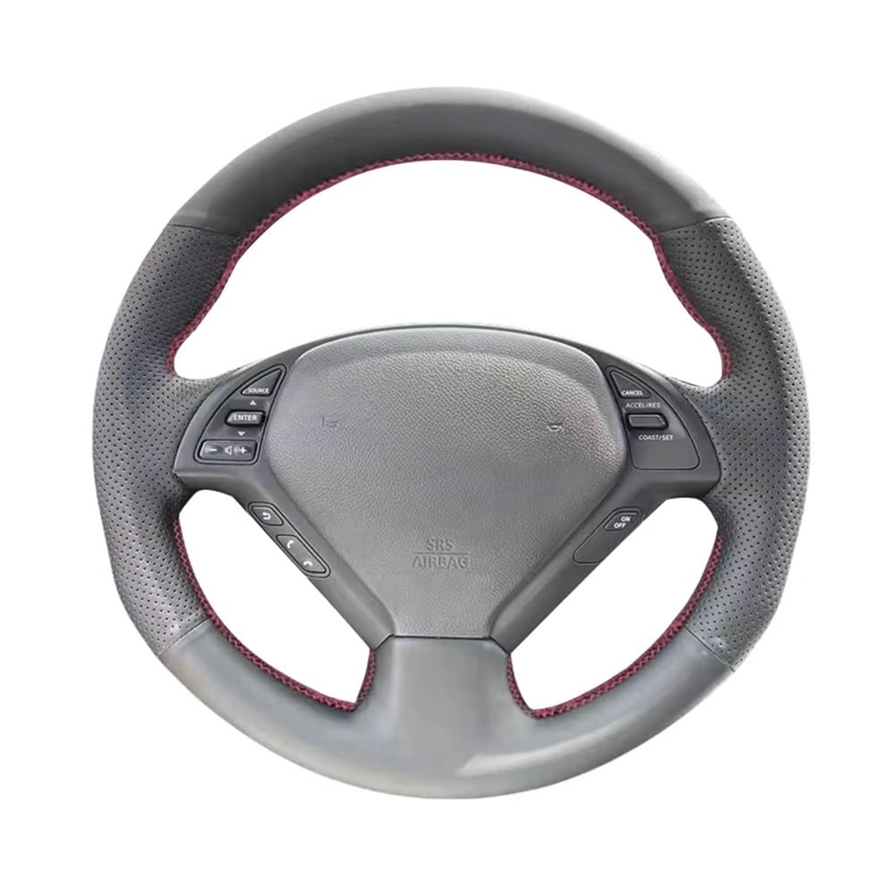 Funda para Volante de Coche Infiniti G37 G35 G25 EX35 EX25 EX37 Q60 QX50 2014 2015, PU