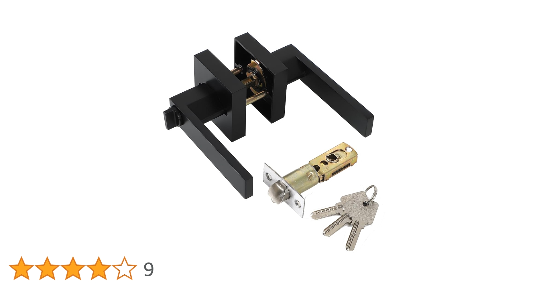 Amazon.co.jp: AllBright ドアノブ 鍵付き 室内 浴室 レバーハンドル