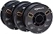 AmazonBasics PLA 3D Printer Filament, 1.75mm, Black, 1 kg Spool, 3 Spools