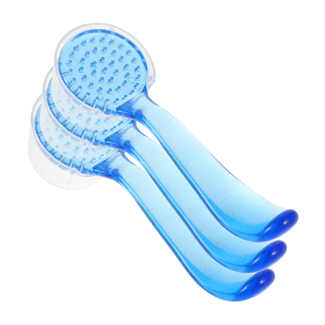 FOMIYES Facial Care Set 3pcs Large Horn Brush for Dust Removal Facial Cleansing and Exfoliation for Home and Travel