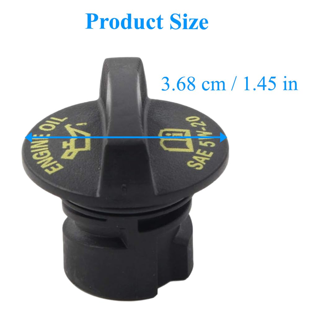 04893232AA korek wlewu oleju silnikowego kompatybilny z Jeep Cherokee/Grand Cherokee 2013-2020, Wrangler 2013-2018, Dodge Ram 1500 Durango 2013-2018, Charger Challenger Grand Caravan 2013