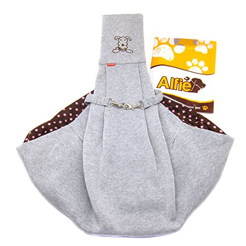 Alfie Pet - Chico Reversible Pet Sling Carrier - Color: Grey
