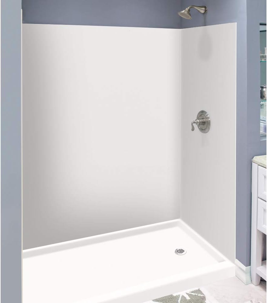 Transolid EWK603272-39 Expressions 3-Panel Shower Wall Kit, 32-in L x 60-in W x 72-in H, Grey