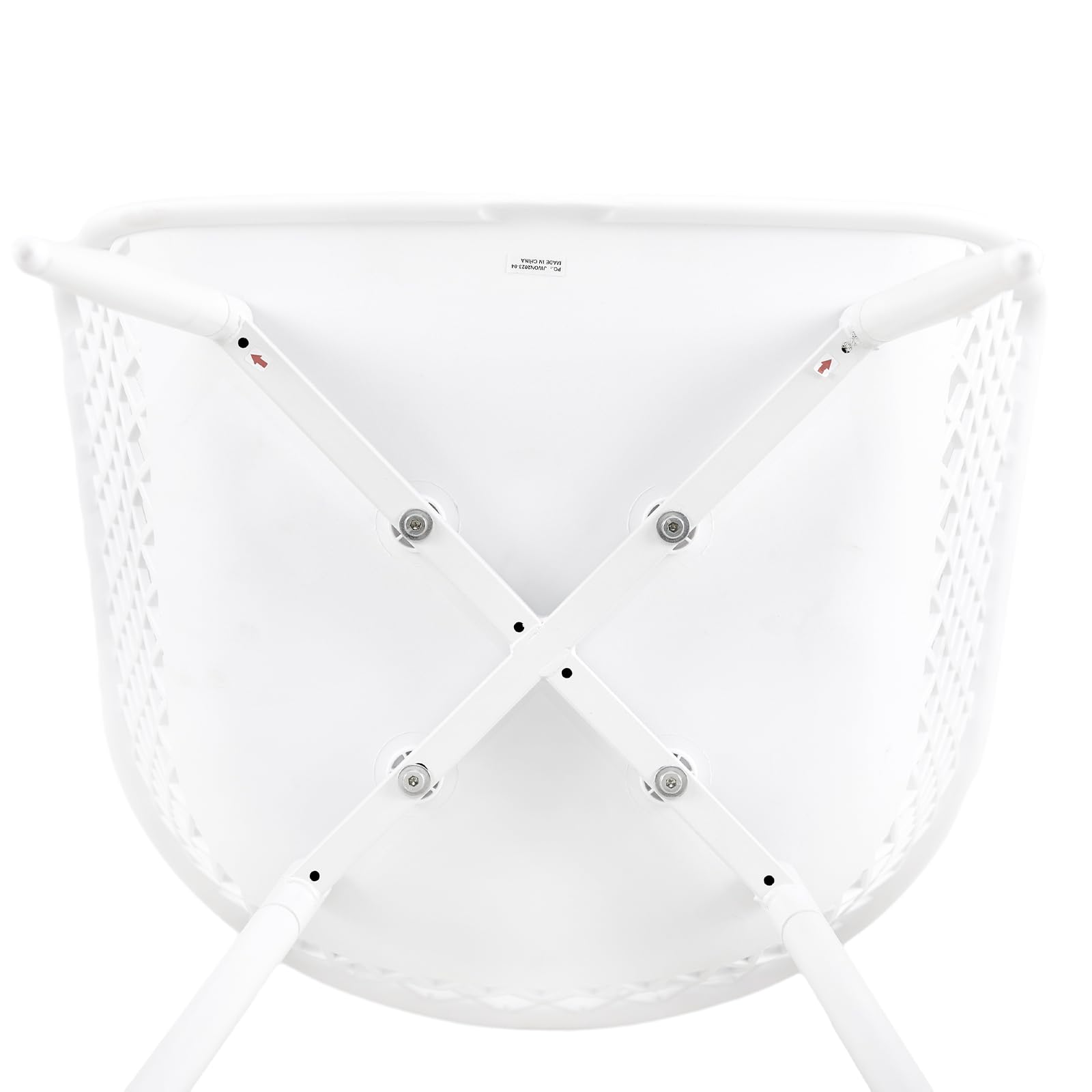 buybyroom Set di 2 sedie da giardino con bracciolo, sedia da giardino per esterni, poltrona lounge, sedie da giardino, 120 kg, colore bianco