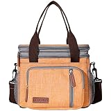 Geochlo Insulated Lunch Bag for Women Men, Lunch Box Leakproof Cooler Tote with Shoulder Strap for W