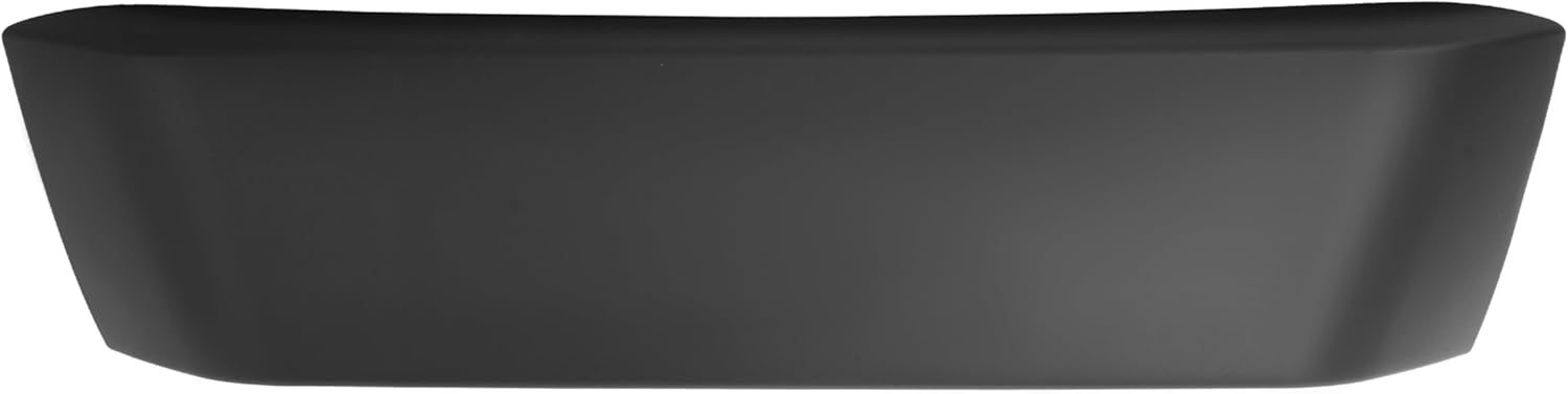 ALMULOO Rear Bumper Tow Hitch Cover Compatible with 2015-2020 GMC Yukon Denali,SLE,SLT GMC Yukon XL Denali,SLE,SLT Trailer Hitch Panel Replacement for 23142974, GM1180181 Painted -Matte Black