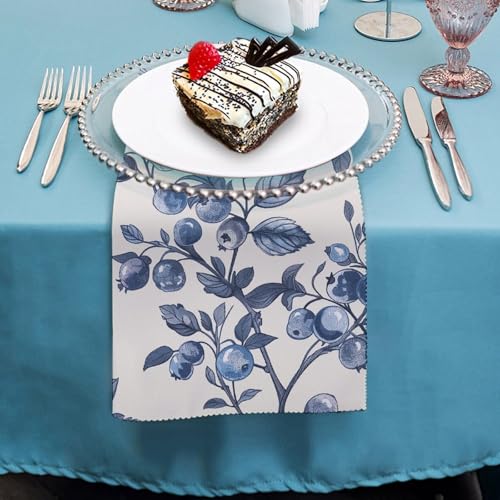 Servilletas de Tela con Patrón Floral Azul 2 PCS miniatura 4