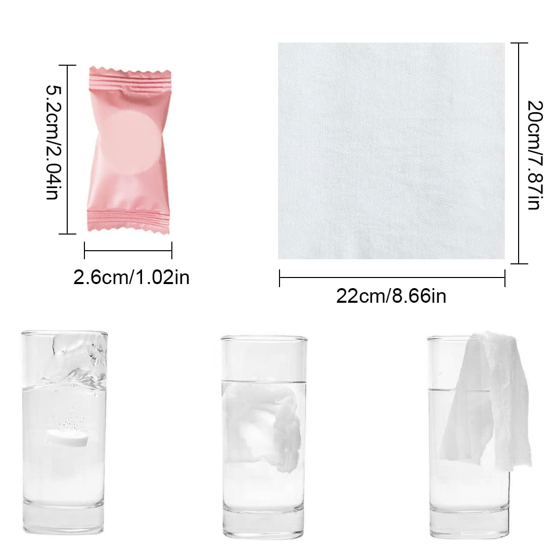 30 Asciugamani Compressi Monouso - Salviette Espandibili Per Viaggi, Sport E Bellezza - Foto 10