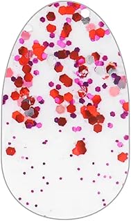 Love Shack - Color Street Nail Strips (Valentine's Day 2022), Clear,pink,silver,red, (FDG385)