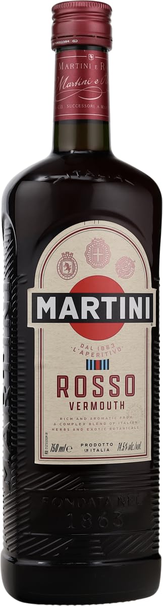 6 Flaschen Martini Rosso 750ml 14,4% Vol. aromatisiertes weinhaltiges Getränk