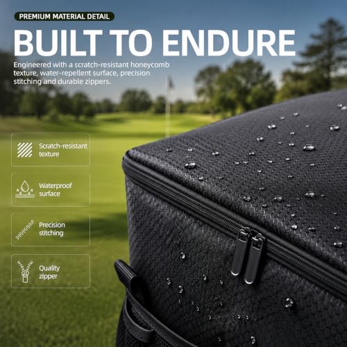 2 Layer Golf Trunk Organiser for 2 Pair Shoes,Golf Gifts for Men - Image 4