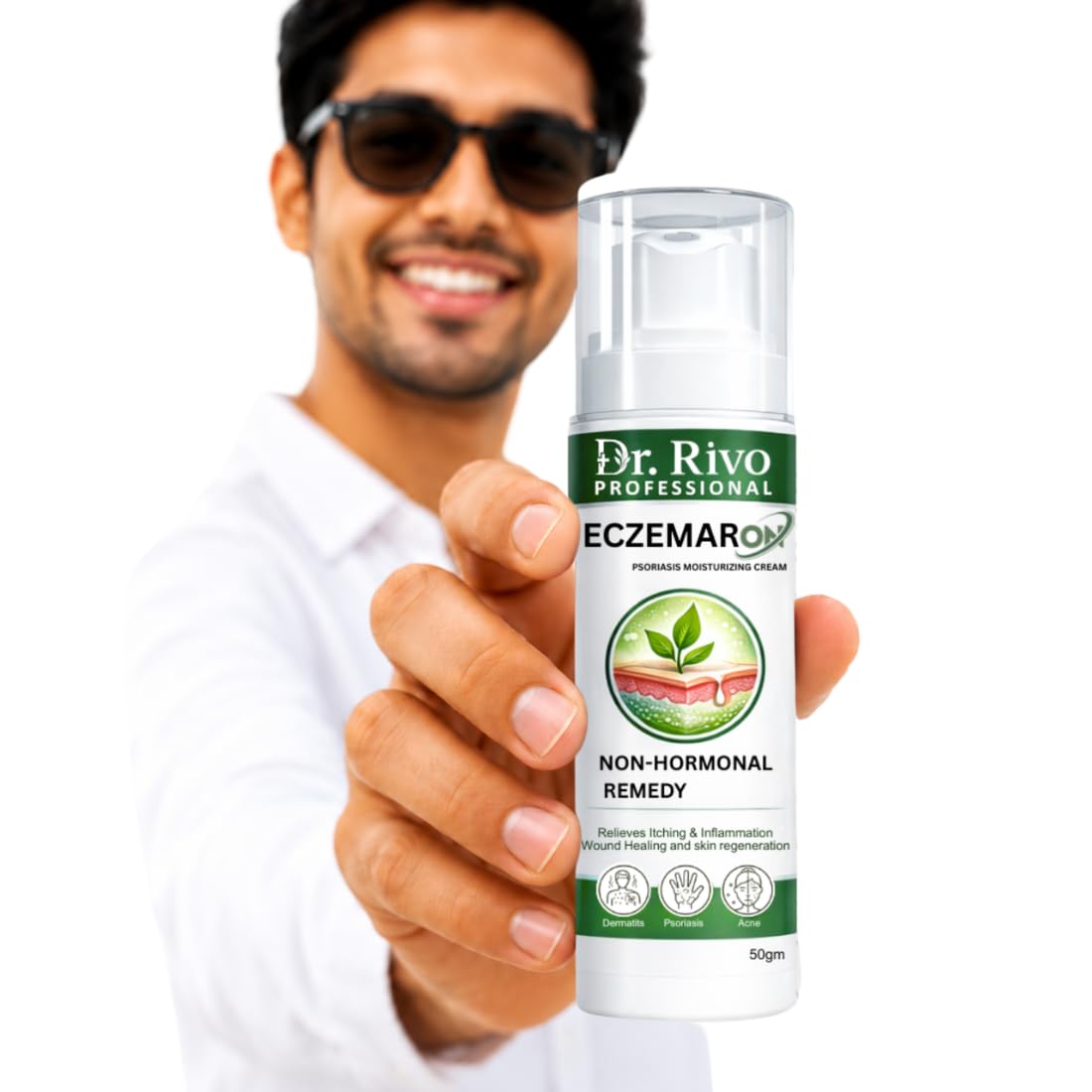 Eczeron Advanced Skin Repair Cream | Non-Hormonal Moisturizing Cream for Dry, Sensitive & Irritated Skin | Helps Support Skin Barrier | Daily Hydration Formula | 50 g (Pack of 1)-picture-19