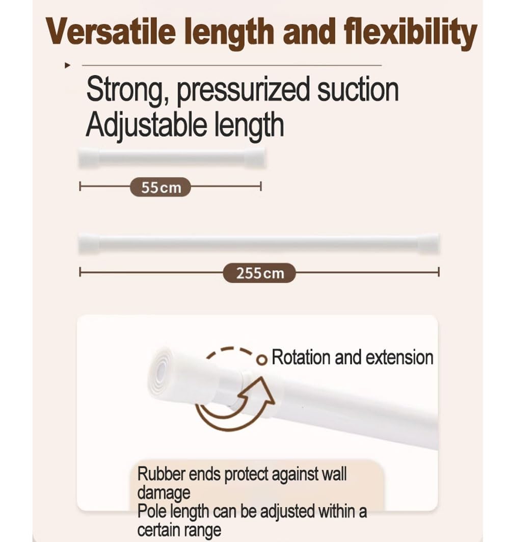 Séparateur de pièce coulissant pliable imperméable avec tringle – Porte peu encombrante pour placards de cuisine, pièce polyvalente pour l'intimité et amélioration esthétique