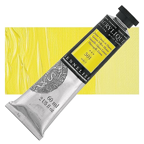 Sennelier Extra-Fine Artists' Acrylic, 60ml, Lemon Yellow Hansa S2