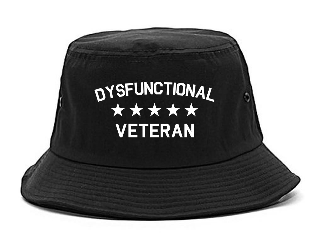 Kings Of NY Dysfunctional Veteran Mens Bucket Hat Black