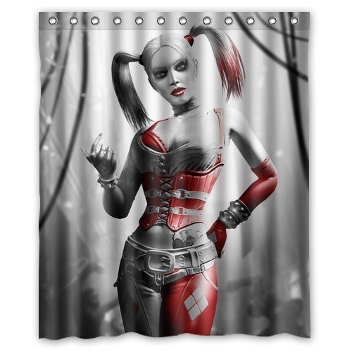 Harley Quinn Shower Curtain Amazon Com