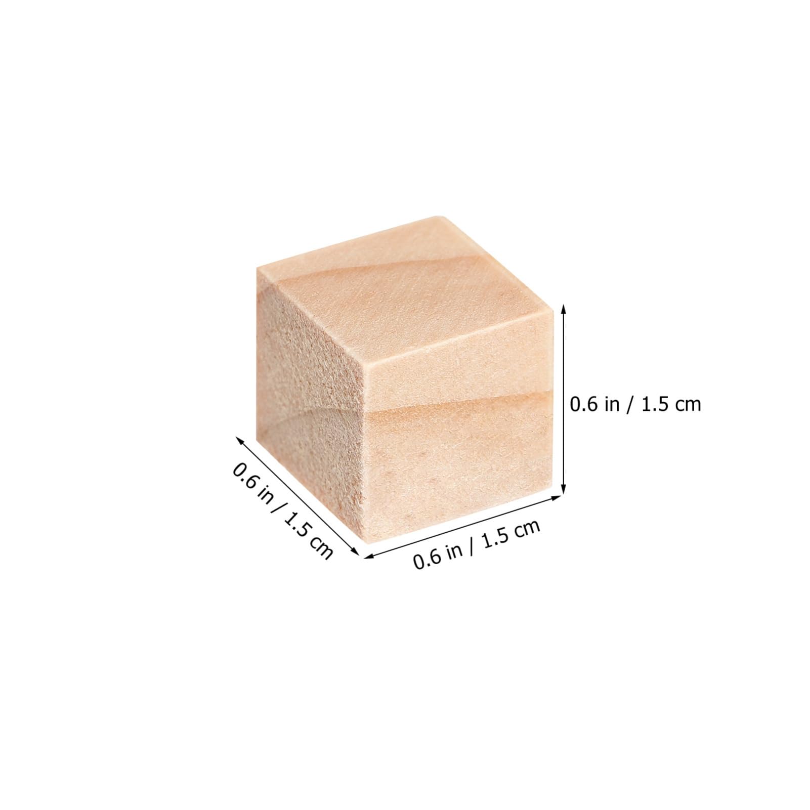 Holzwürfel 300 Stück Kleine Holzklötze für Bastelarbeiten